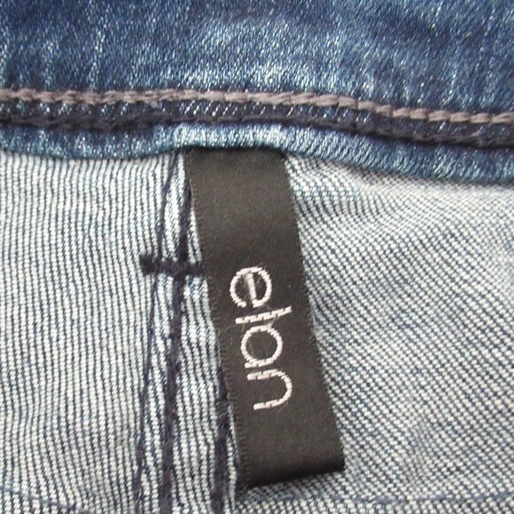 ELAN Womens Straight Jeans Semi Distressed, Stretch, Mid Rise, Sz Small - Picture 14 of 14
